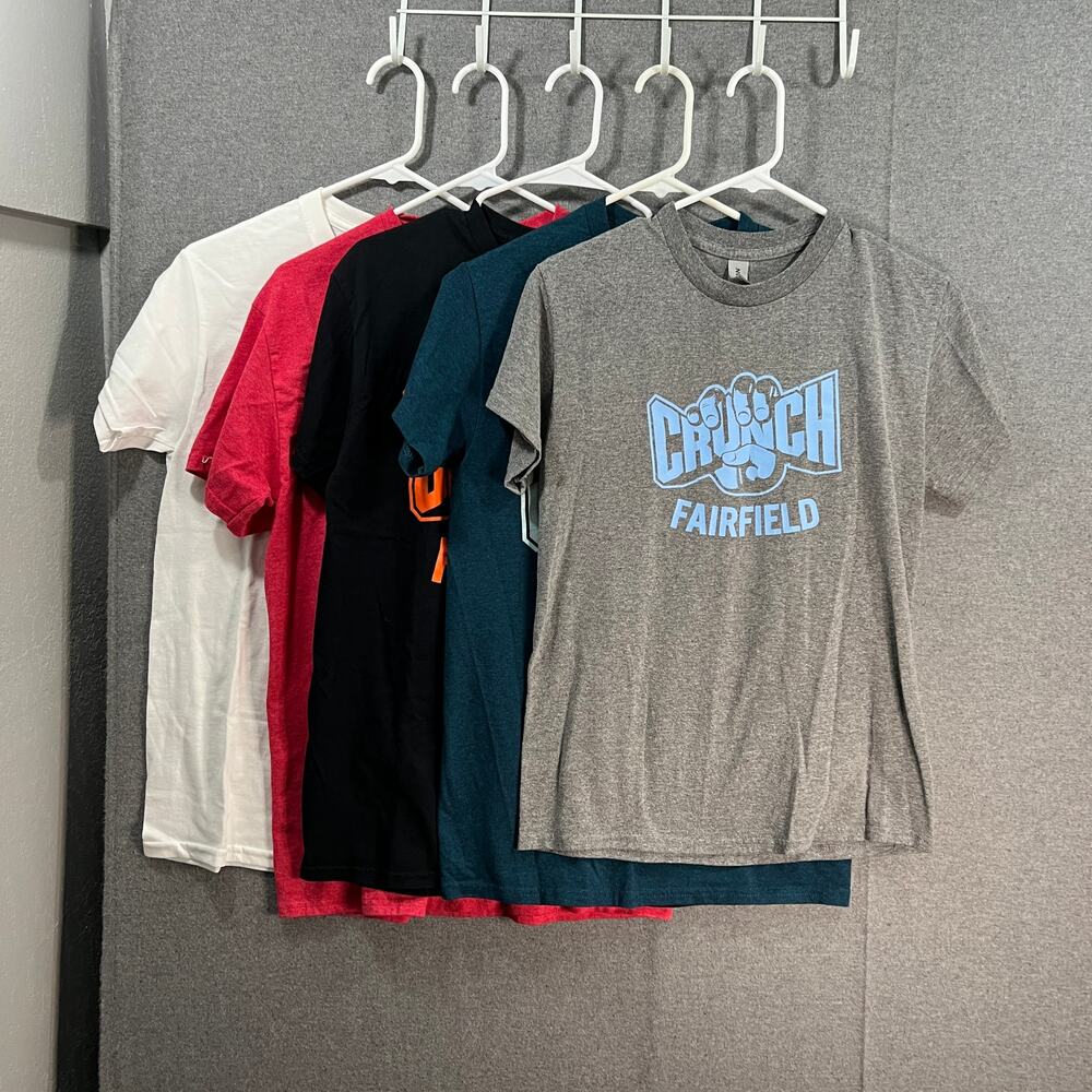Bundle of 5 Crunch Fairfield Outdoor Athletic Casual T Shirt Ladies Size S-M